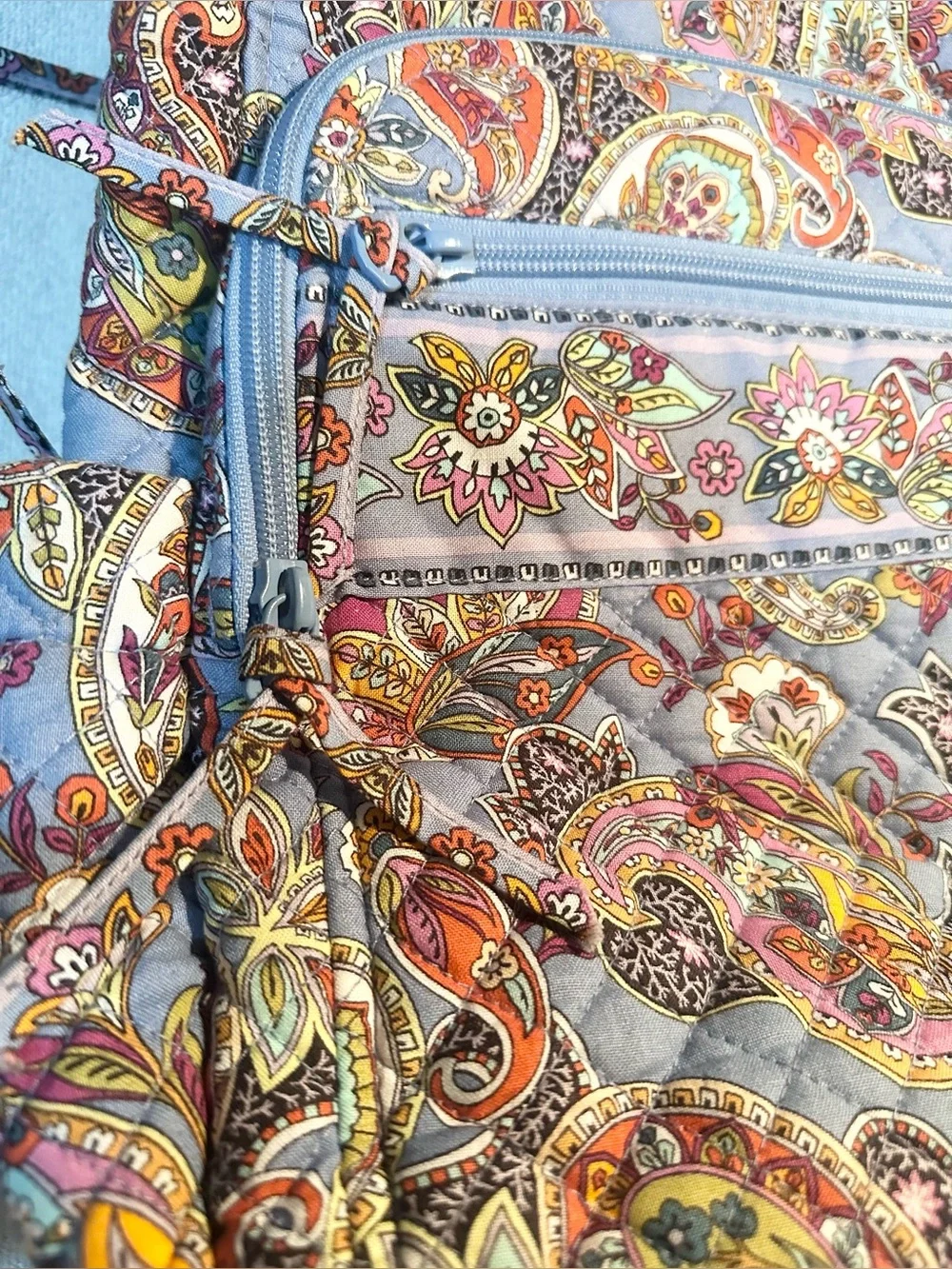 Vera Bradley campus backpack Provence Paisley pattern